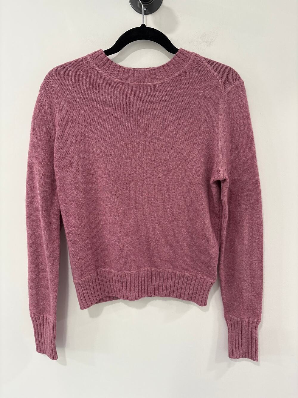 NWT Banana Republic Merino Wool Cotton Blend Mauve Sweater Size S